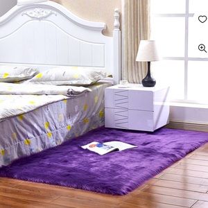 Faux-Fur Fluffy Wool Sheepskin Rug